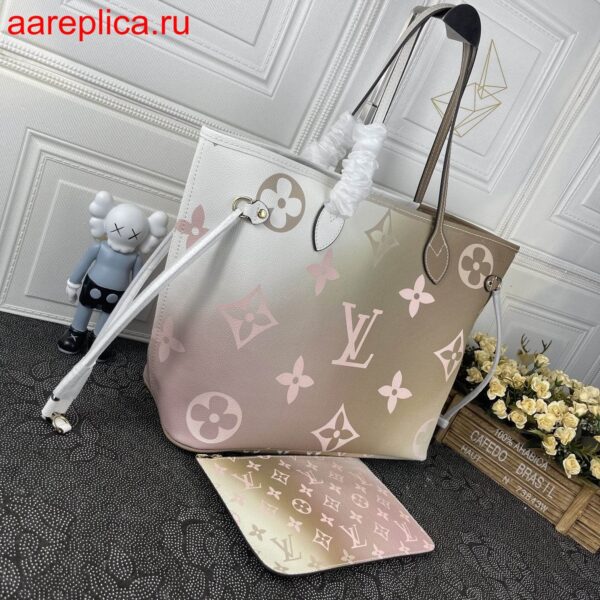 Replica Louis Vuitton NEVERFULL MM Bag LV SUNSET KAKI M59859 BLV1131 12