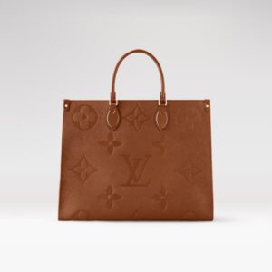 Replica Louis Vuitton LV ONTHEGO GM Cognac Brown Bag M46134