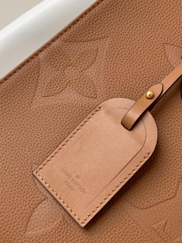 Replica Louis Vuitton LV ONTHEGO GM Cognac Brown Bag M46134 7