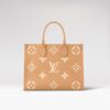 Replica Louis Vuitton LV ONTHEGO GM Cognac Brown Bag M46134