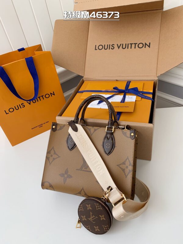 Replica Louis Vuitton LV OnTheGo PM Monogram and Monogram Reverse coated canvas Bag M46373 4