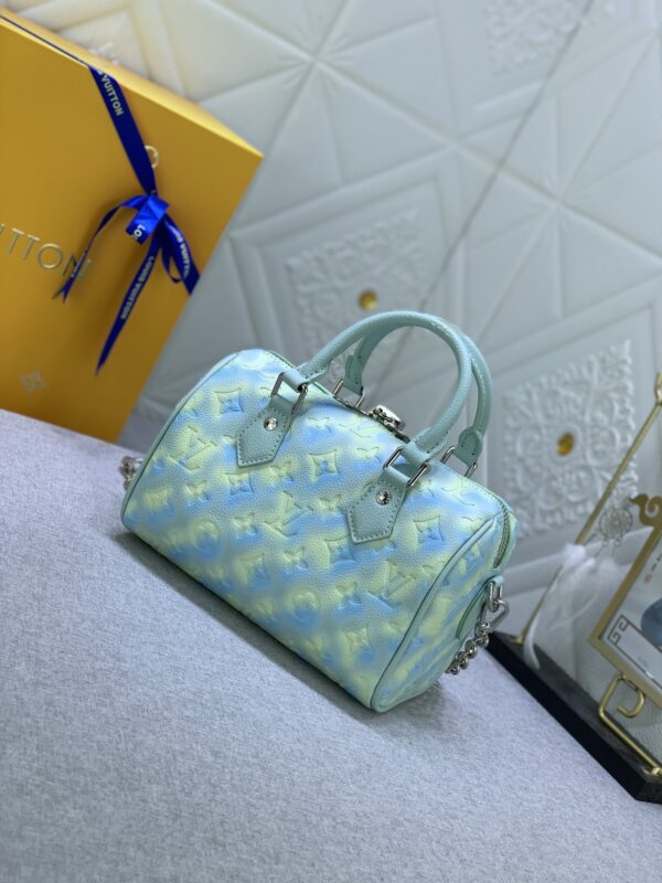 Replica Louis Vuitton LV SPEEDY BANDOULIÈRE 20 Vert d'eau Green Bag M46092 5