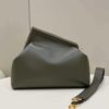 Replica Fendi 8BP127 FENDI FIRST Medium Dark Brown leather bag