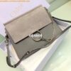 Replica Chloe Faye Shoulder Bag Smooth n Suede Calfskin Mint 2