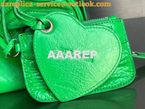 Replica Balenciaga Le Cagole XS S Shoulder Bag in Lambskin Green 67130 10