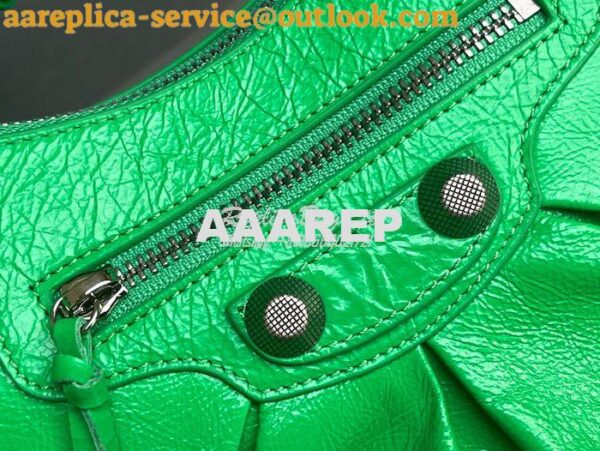 Replica Balenciaga Le Cagole XS S Shoulder Bag in Lambskin Green 67130 16