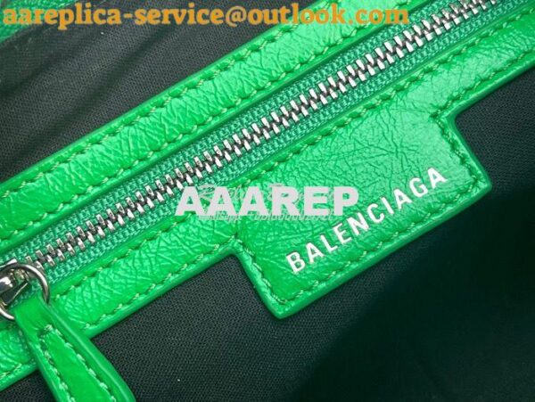 Replica Balenciaga Le Cagole XS S Shoulder Bag in Lambskin Green 67130 17