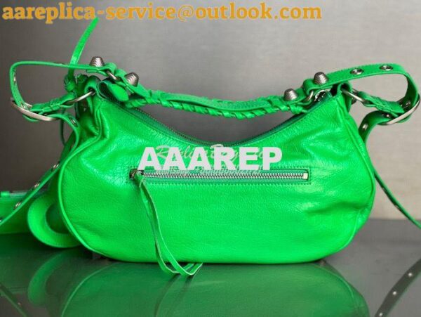 Replica Balenciaga Le Cagole XS S Shoulder Bag in Lambskin Green 67130 21