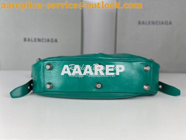 Replica Balenciaga Le Cagole XS S Shoulder Bag in Lambskin Jade Green 12