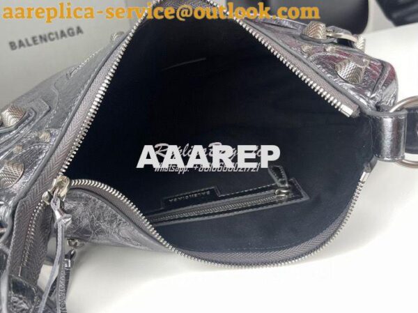 Replica Balenciaga Le Cagole XS S Shoulder Bag in Lambskin Metallic Si 17