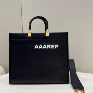 Replica Fendi 8BH386 Sunshine Medium Tote Bag Black