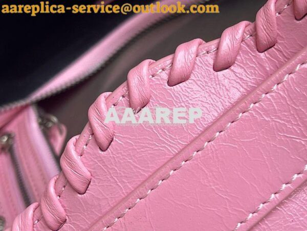 Replica Balenciaga Le Cagole XS S Shoulder Bag in Lambskin Pink 671307 8