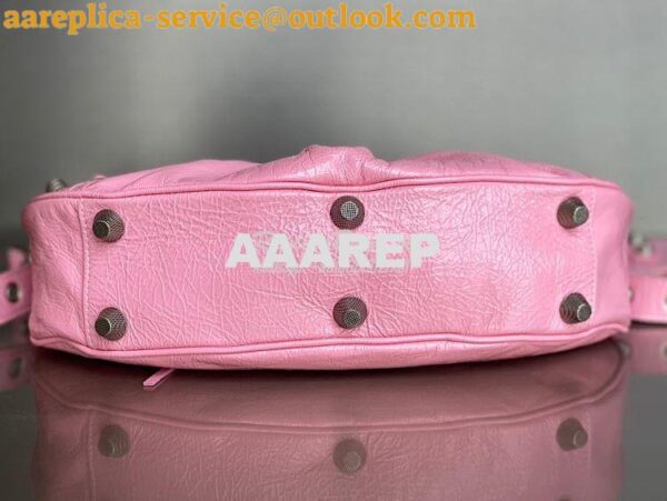 Replica Balenciaga Le Cagole XS S Shoulder Bag in Lambskin Pink 671307 14