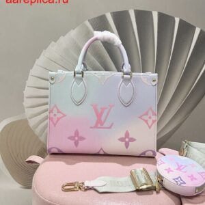 Replica Louis Vuitton ONTHEGO PM Sunrise Pastel Bag LV M59856 BLV1142 2