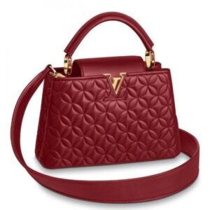 Replica Louis Vuitton Capucines BB Bag In Quilting Lambskin M55360 BLV819