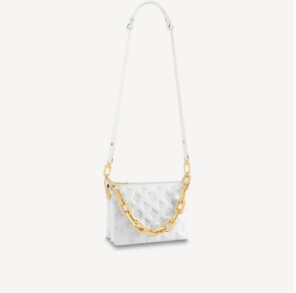 Replica Louis Vuitton COUSSIN BB Bag White M20770 3