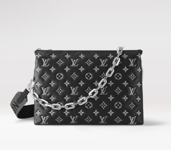 Replica Louis Vuitton Coussin MM LV Bag Black / Gray M21661 3