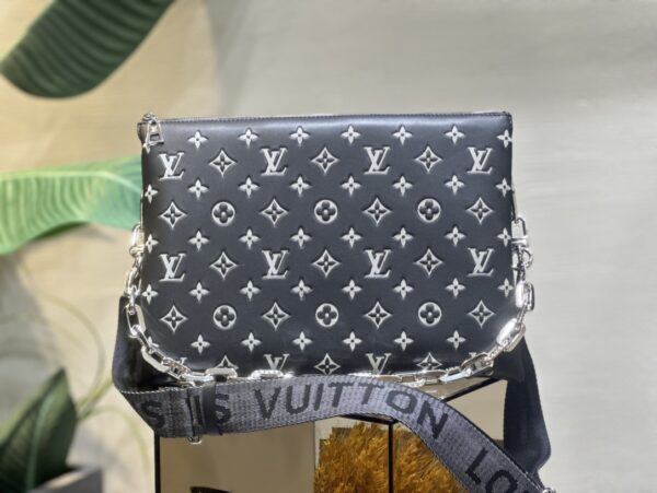 Replica Louis Vuitton Coussin MM LV Bag Black / Gray M21661 4