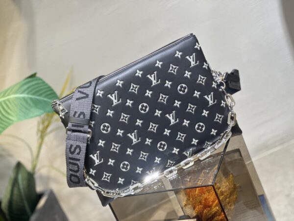 Replica Louis Vuitton Coussin MM LV Bag Black / Gray M21661 5