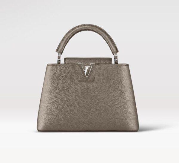 Replica Louis Vuitton Capucines BB LV Bag Etain Metallic Gray M21102 3