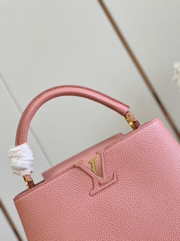 Replica Louis Vuitton Capucines BB LV Bag Pearly Pink M21103 6