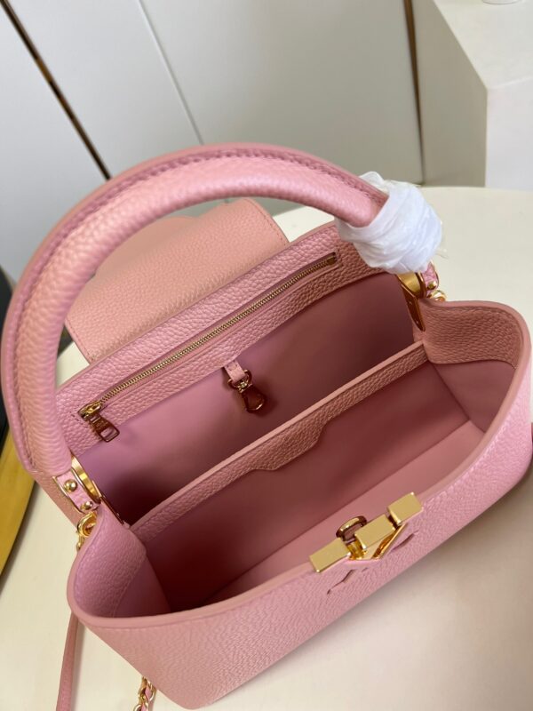 Replica Louis Vuitton Capucines BB LV Bag Pearly Pink M21103 8