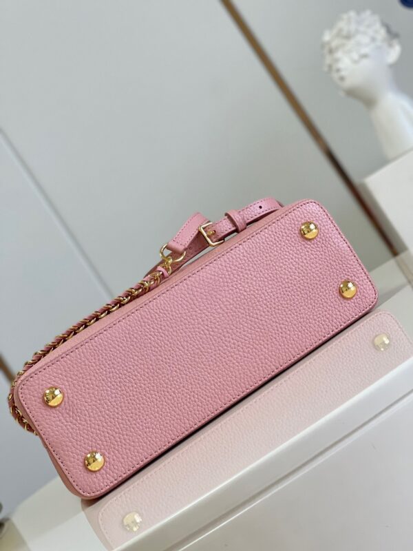 Replica Louis Vuitton Capucines BB LV Bag Pearly Pink M21103 10