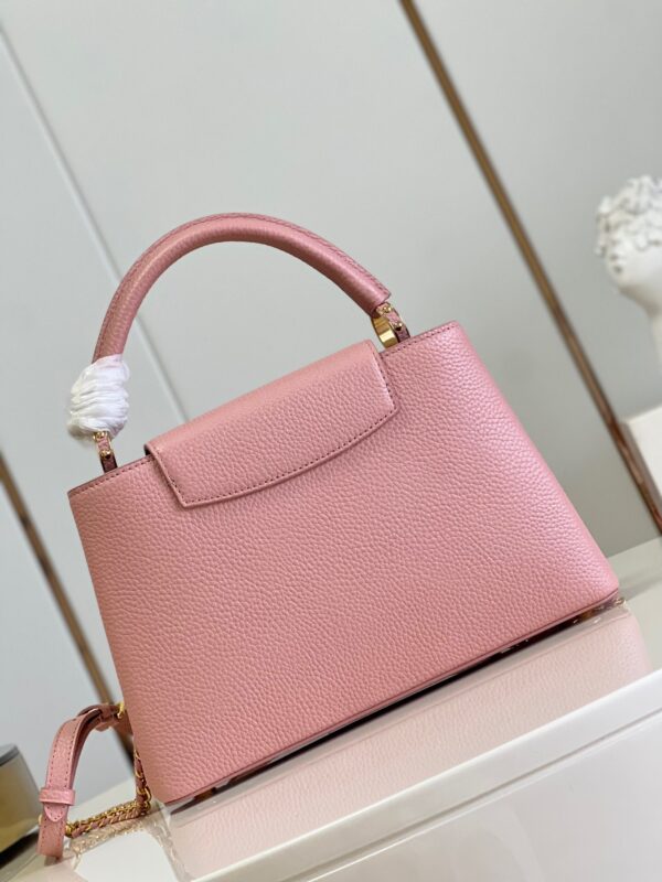 Replica Louis Vuitton Capucines BB LV Bag Pearly Pink M21103 11