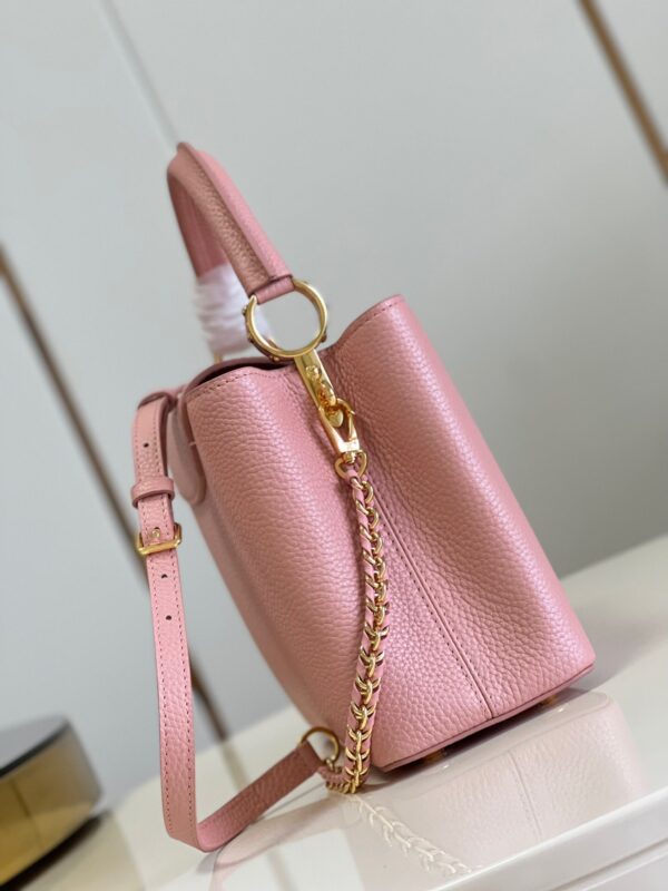 Replica Louis Vuitton Capucines BB LV Bag Pearly Pink M21103 12