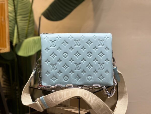 Replica Louis Vuitton Coussin PM LV Bag Ice Blue M21197 4