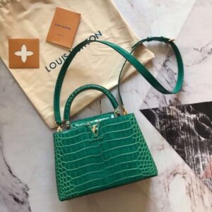 Replica Louis Vuitton Capucines Mini Crocodile Bag N92831 BLV805 2