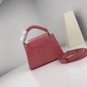 Replica Louis Vuitton Capucines Mini Crocodile Bag N95003 BLV799 2