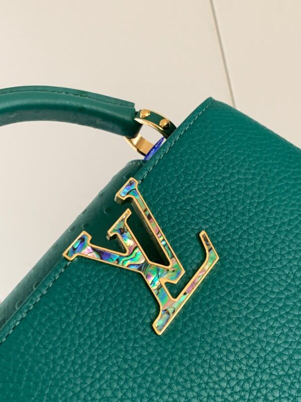 Replica Louis Vuitton Capucines Mini LV Bag Emerald Green M21164 8