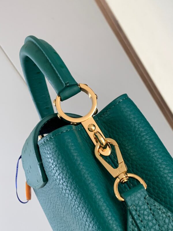 Replica Louis Vuitton Capucines Mini LV Bag Emerald Green M21164 9