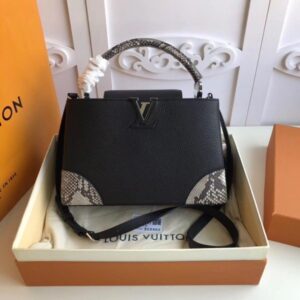 Replica Louis Vuitton Capucines PM Bag Python N94410 BLV841 2