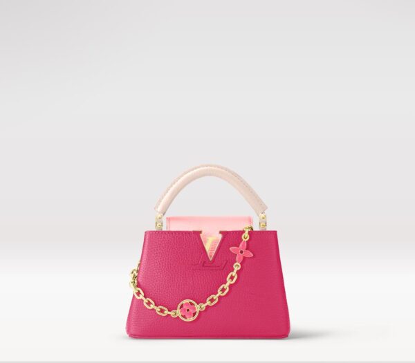 Replica Louis Vuitton Capucines Mini LV Bag Fresh Pink M20845 3