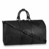 Replica Louis Vuitton Keepall Bandouliere 50 Monogram Shadow M44810