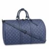 Replica Louis Vuitton Keepall Bandouliere 50 Monogram Shadow M44810