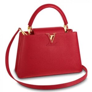 Replica Louis Vuitton Capucines PM Bag Taurillon Leather M43935 BLV844