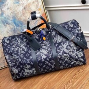 Replica Louis Vuitton Keepall Bandouliere 50 Monogram Tapestry M57285 2