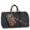 Replica Louis Vuitton Keepall Bandouliere 50 Taiga Rainbow M30345 2