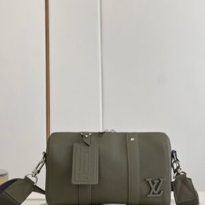 Replica Louis Vuitton LV CITY KEEPALL Khaki M21437 2