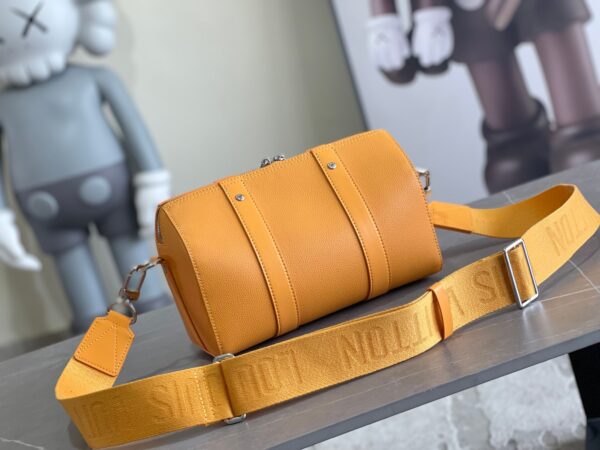 Replica Louis Vuitton LV CITY KEEPALL Saffron Yellow M21438 4