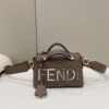 Replica Fendi 8BL145 By The Way Mini Brown leather small Boston bag