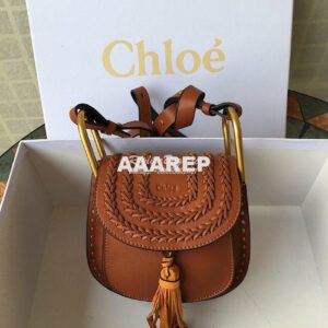 Replica Chloe Hudson Satchel Tan Leather Cross Body Bag