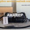 Replica Balenciaga Lindsay Small Shoulder Bag With Strap 7011412 Green 2