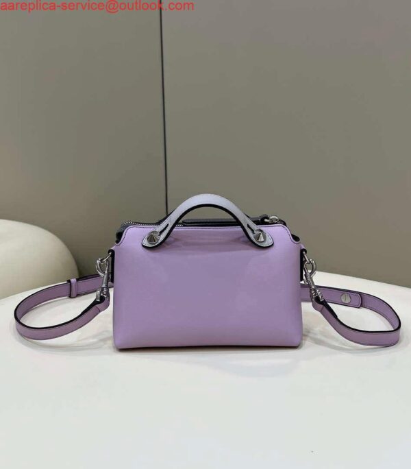 Replica Fendi 8BL145 By The Way Mini Purple leather small Boston bag 3