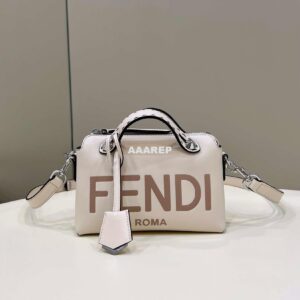 Replica Fendi 8BL145 By The Way Mini White leather small Boston bag