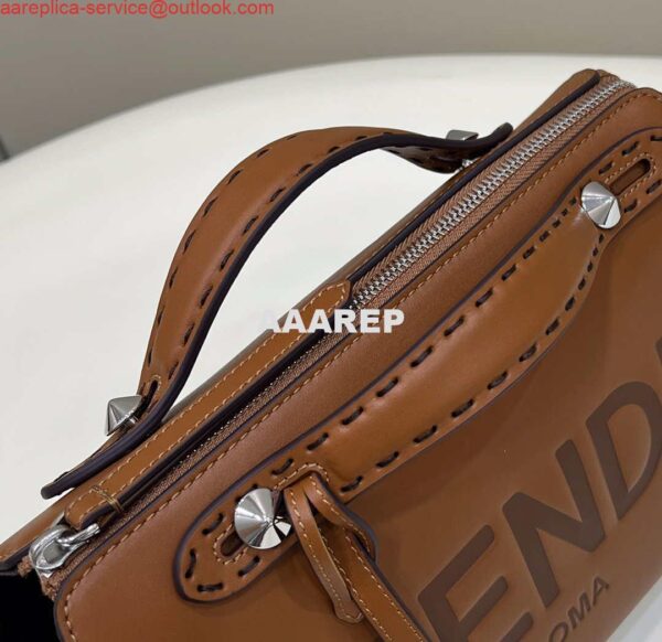 Replica Fendi 8BL146 By The Way Medium Brown leather Boston bag 7