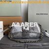 Replica Balenciaga Metallic Edge Envelope Black 2